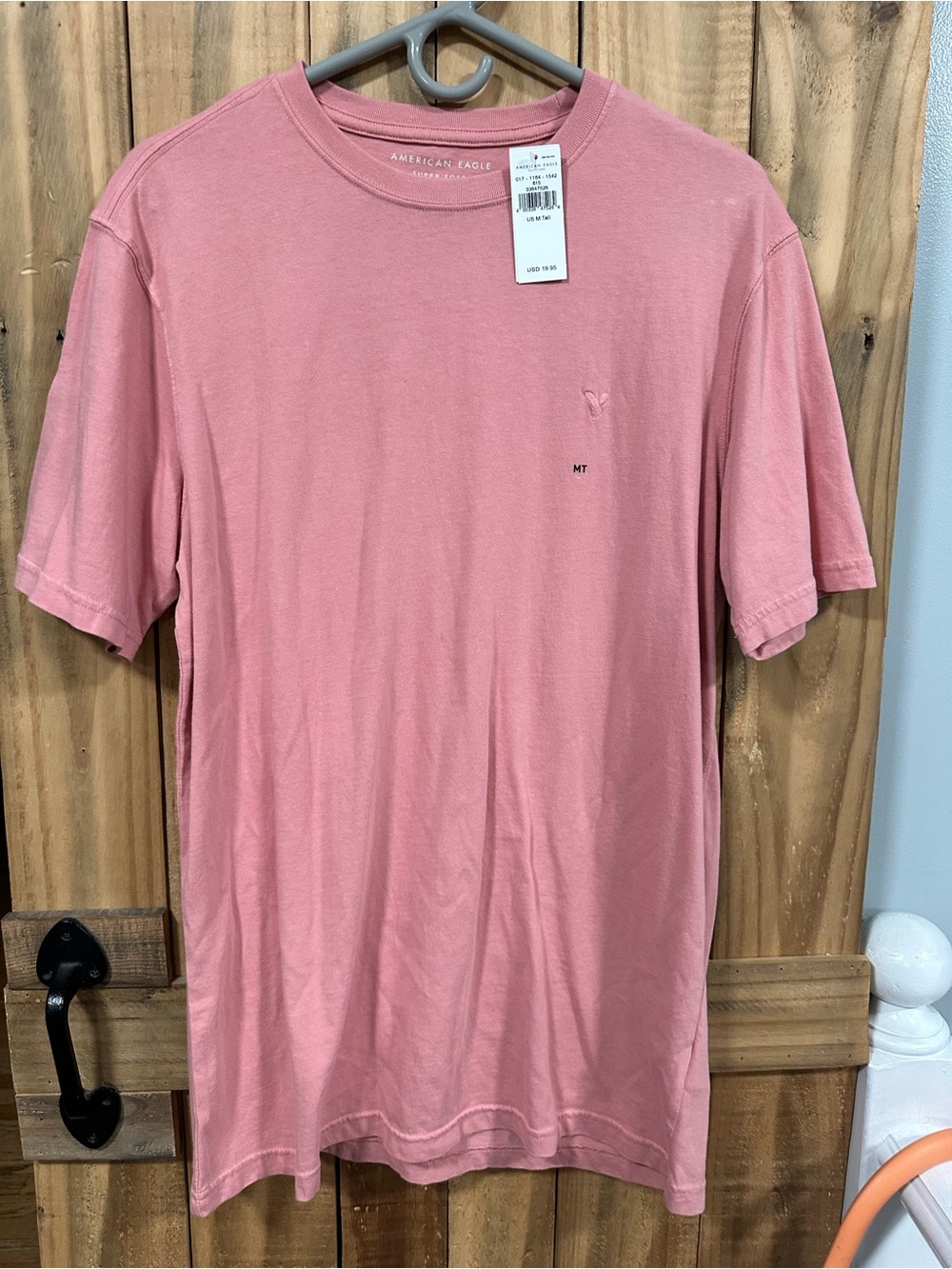 American Eagle Outfitters Dusty Rose Short Sleeve Crew Super soft T-Shirt MT